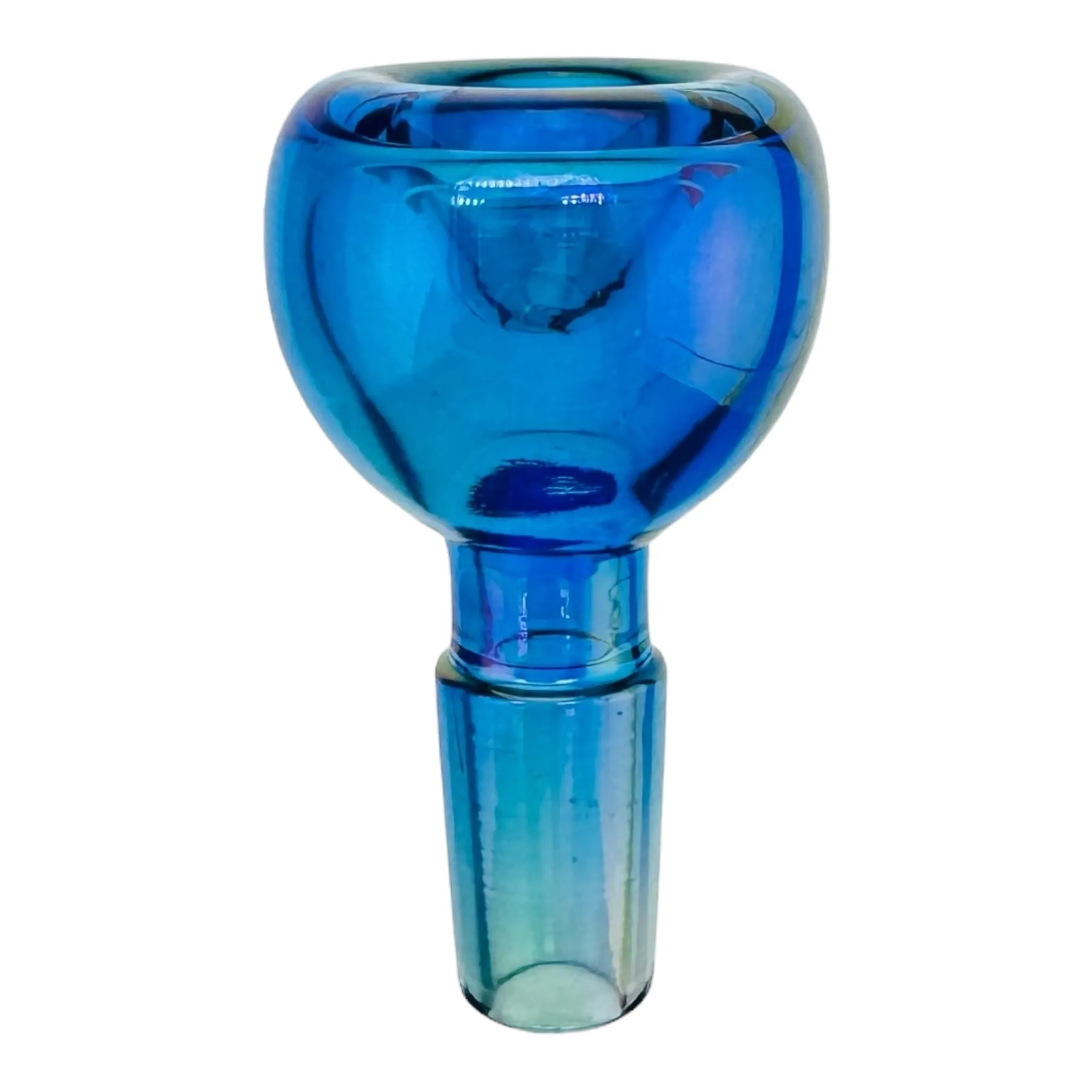 14mm Flower Bowl - Bubble Bong Bowl Piece - Pearlescent Blue