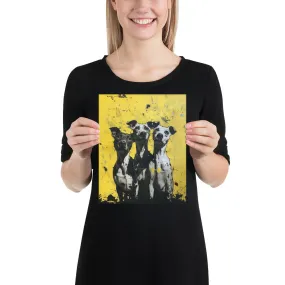 3 Dog Night Dog Art Poster Print