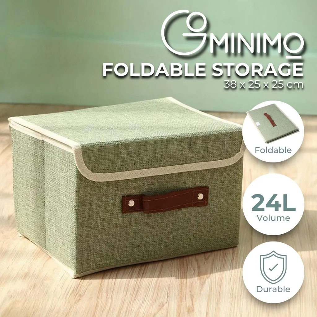 3 Pack 24L Foldable Dust-Proof Storage Organizers - GOMINIMO