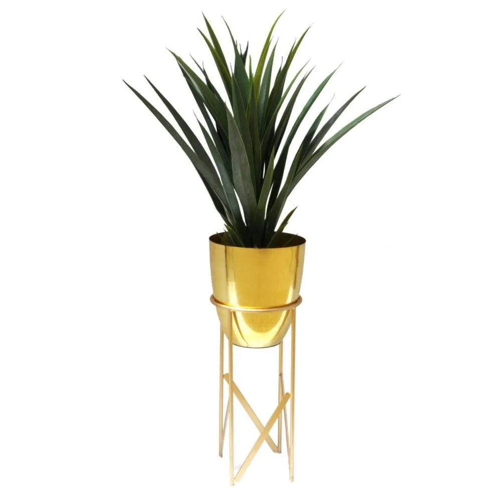 55cm Copper Planter with Matching Stand