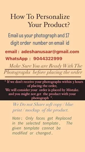 Adesh Anusaar ® Customised Caricature Personalized Gifts for Couple 10inch with Customised wooden base (DESIGN47)