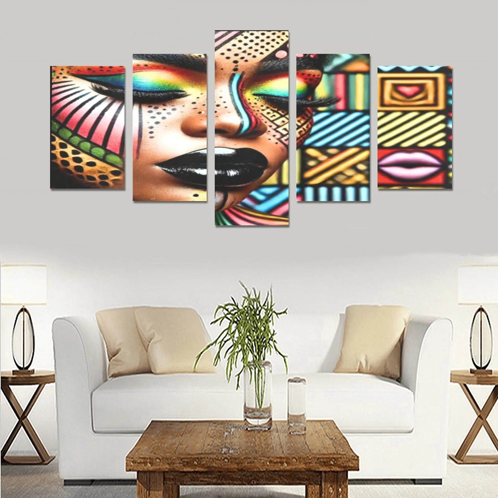 African American Multi-panel Canvas Art