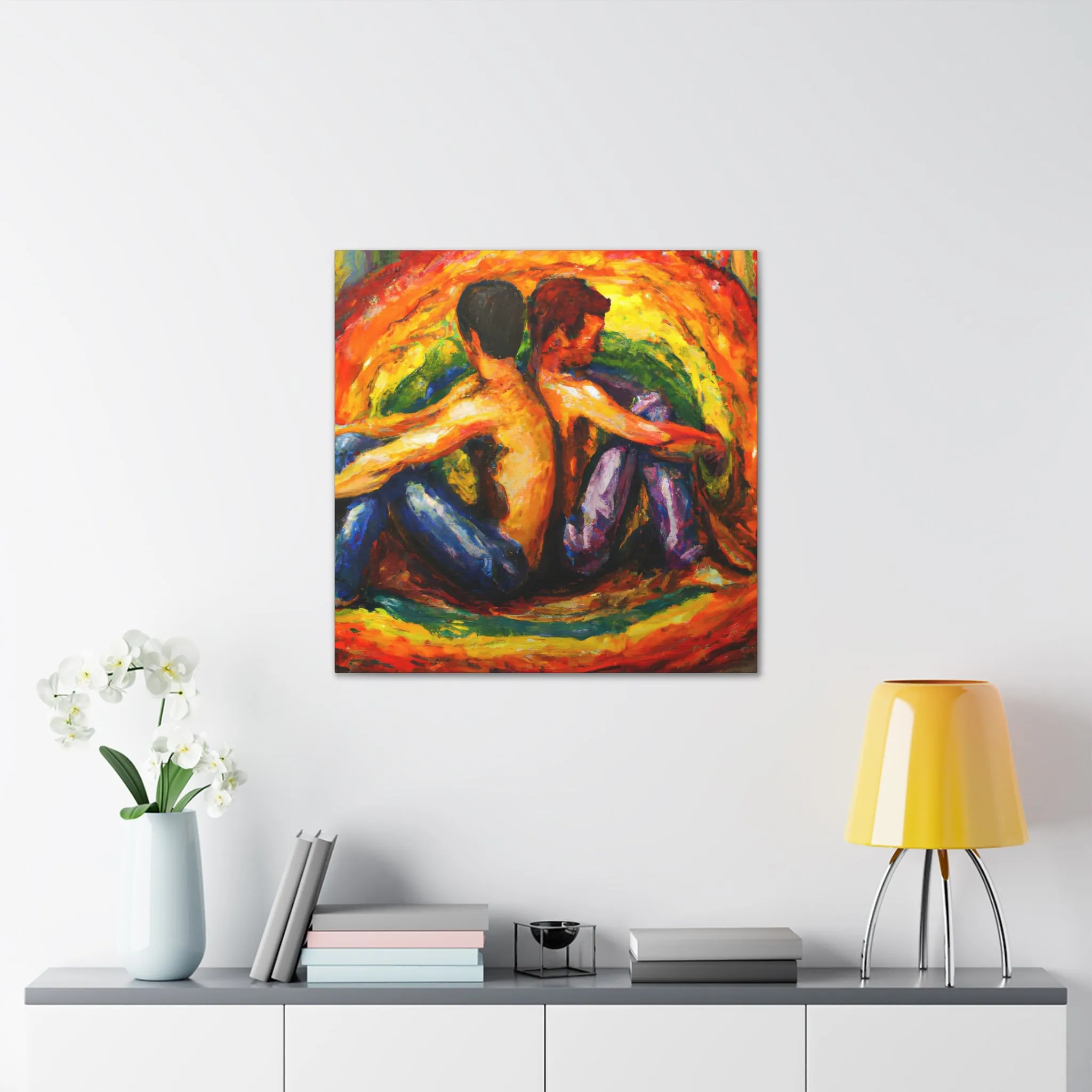 Aiden - Gay Love Canvas Art