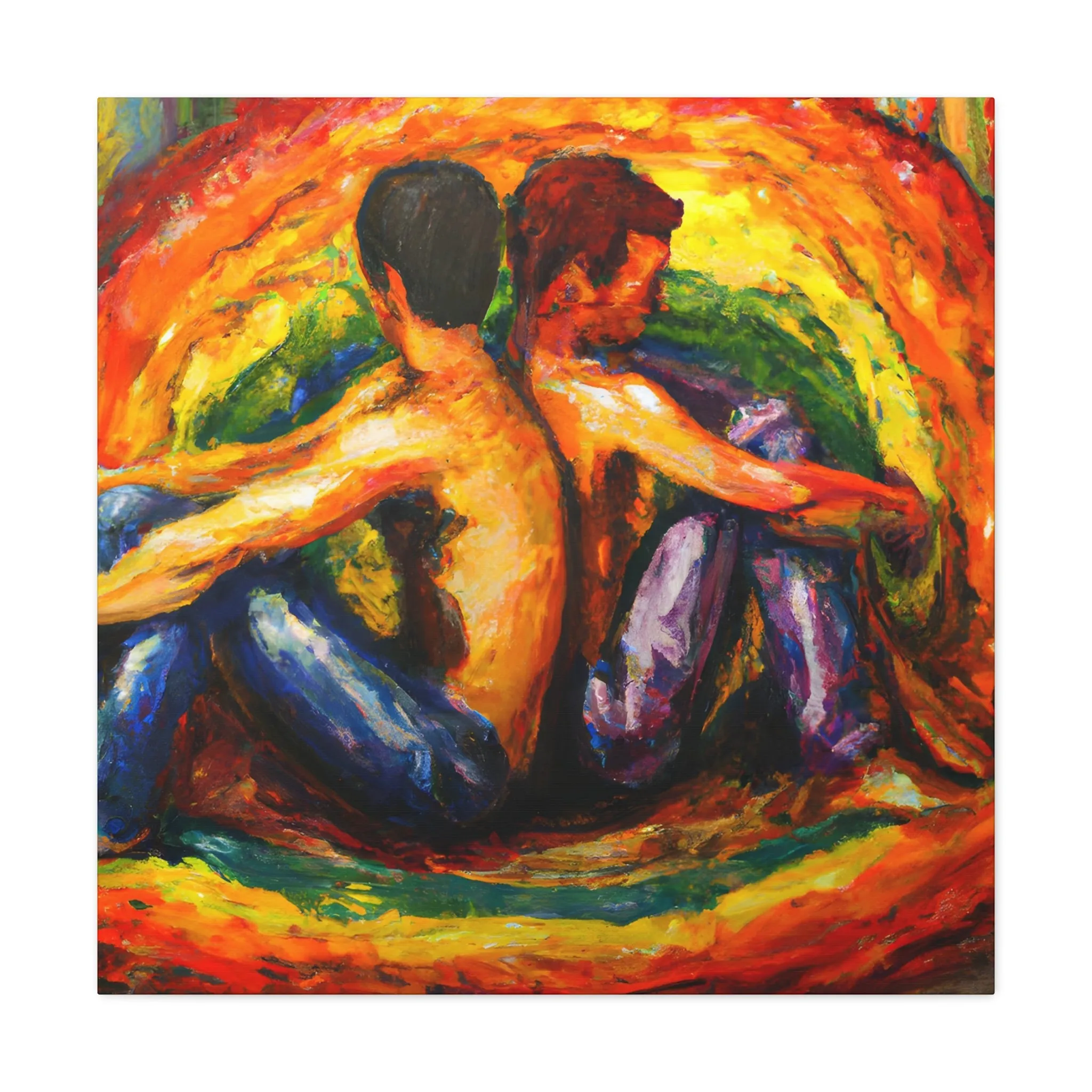 Aiden - Gay Love Canvas Art