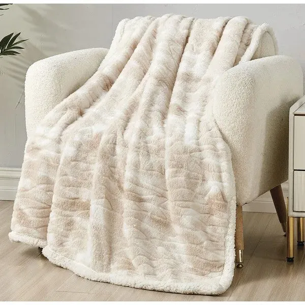 Alaska Sherpa Throw Blanket