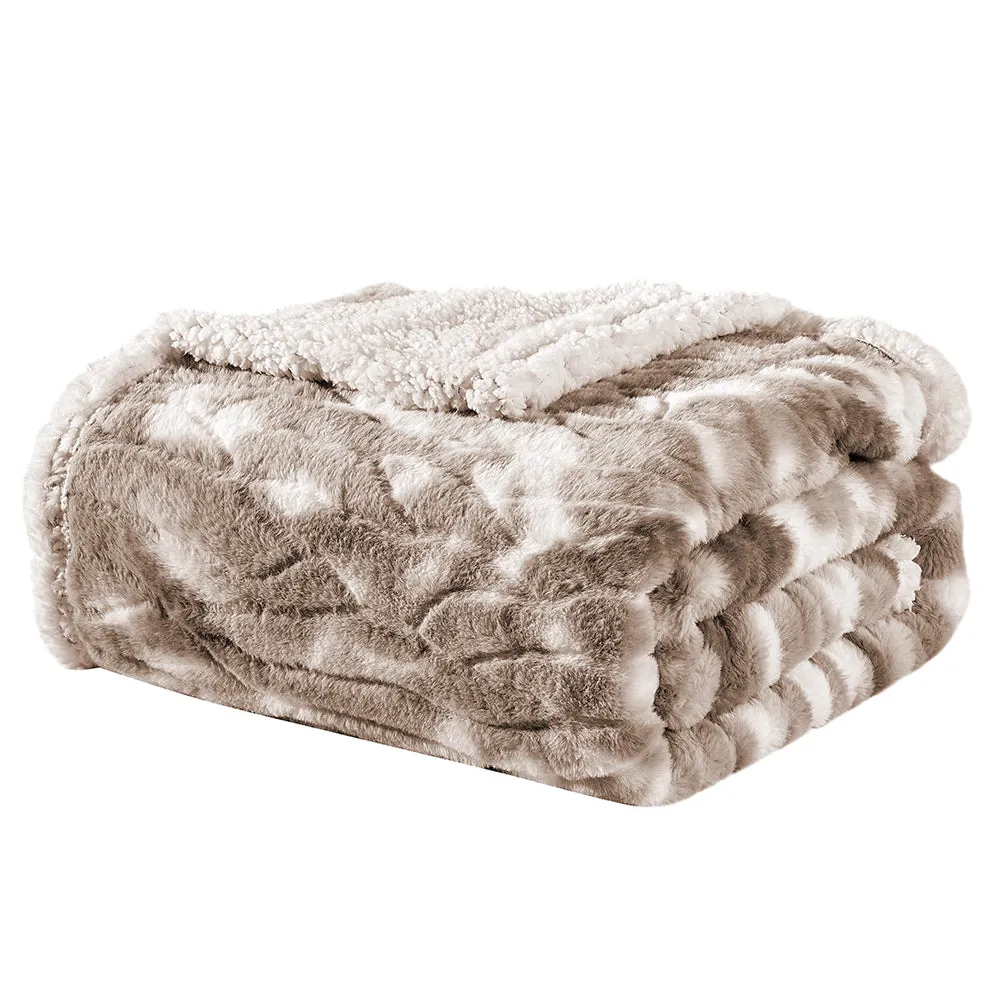 Alaska Sherpa Throw Blanket