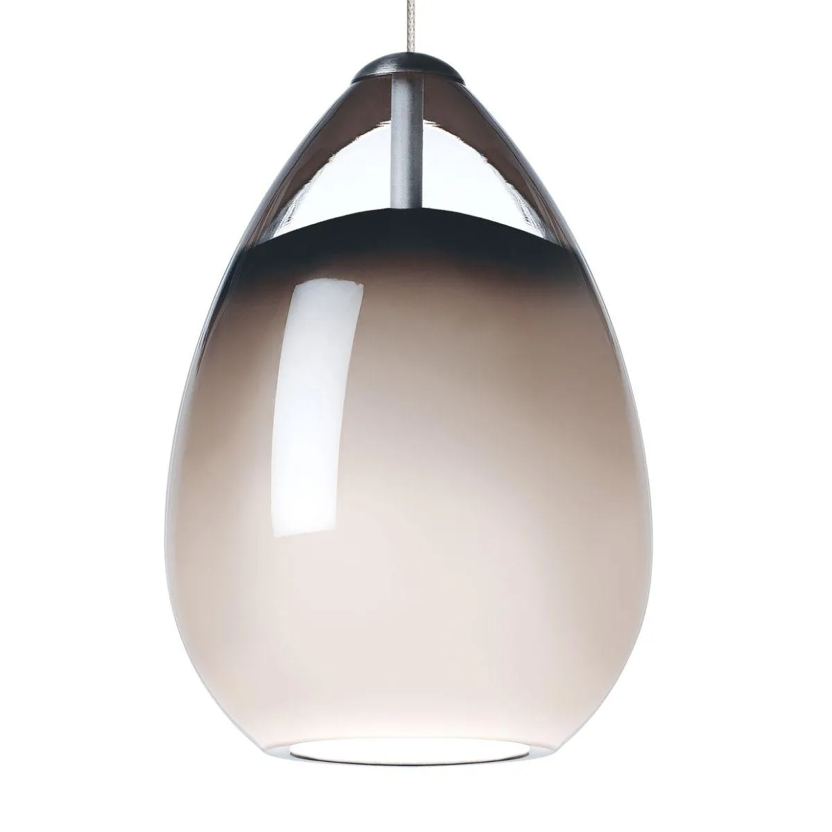 Alina 4 in. Monopoint Pendant Light Chrome Gray Finish