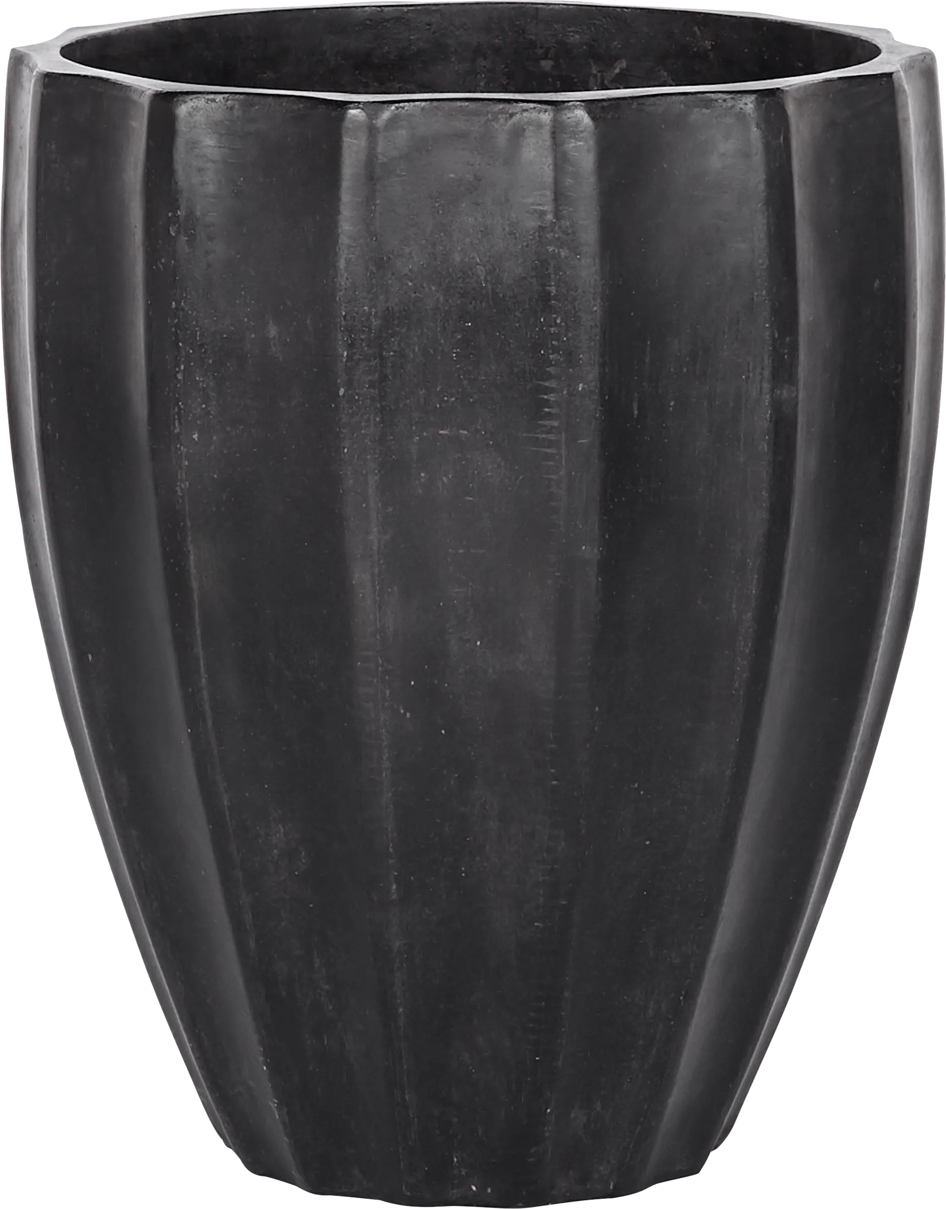 Allia Concrete Black Planter  -  Large