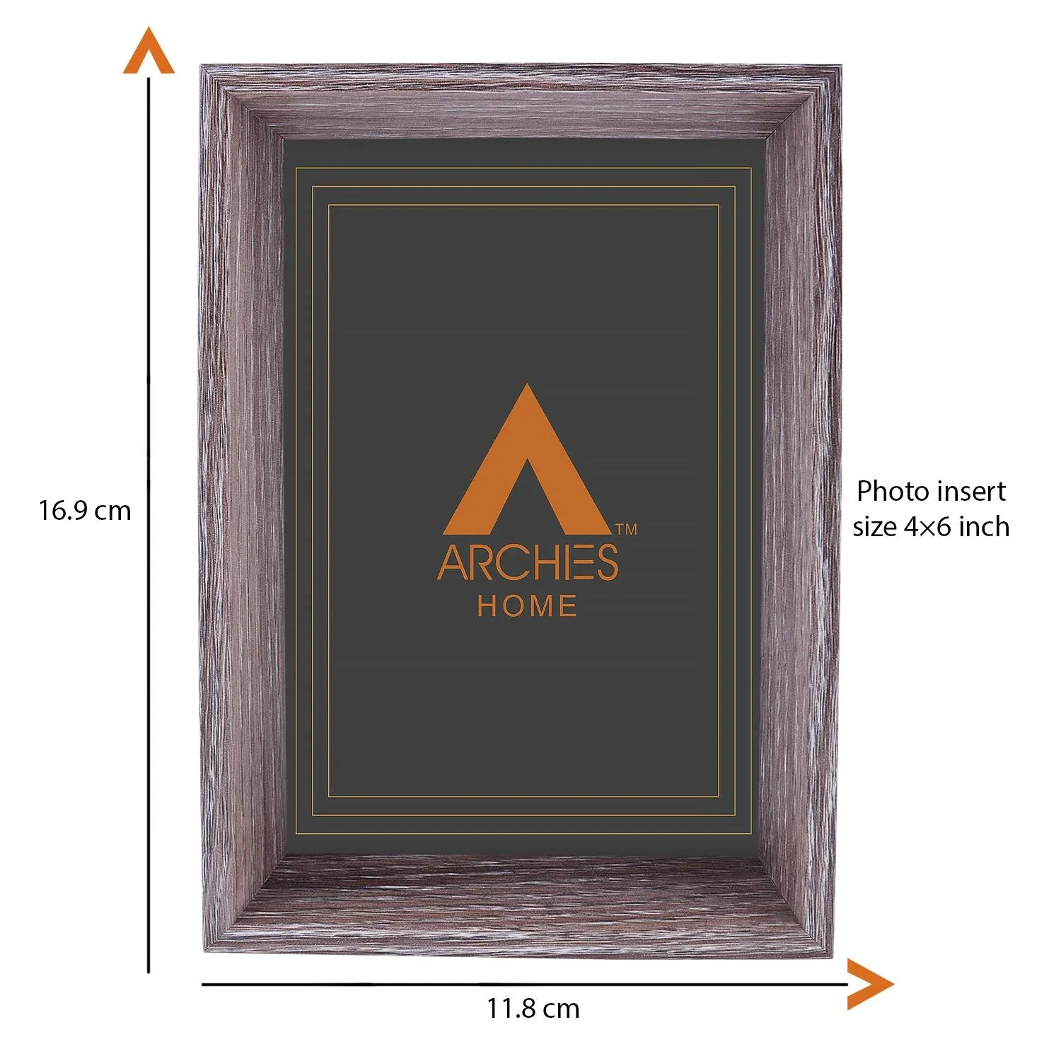 ARCHIES Romantic Memories Photo Frame Photo Size - 15.5X10.3(L X B cm) Love Gifts for Girlfriend, Boyfriend, Birthday, Husband, Wife, Love, Couple,(17.5X12.5X4.5 cm, Wooden)