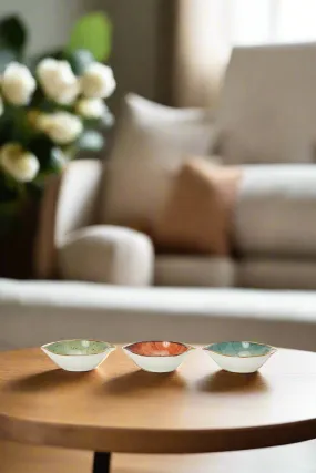 Assorted Leaf Shape Small Dish Set (3 Piece)