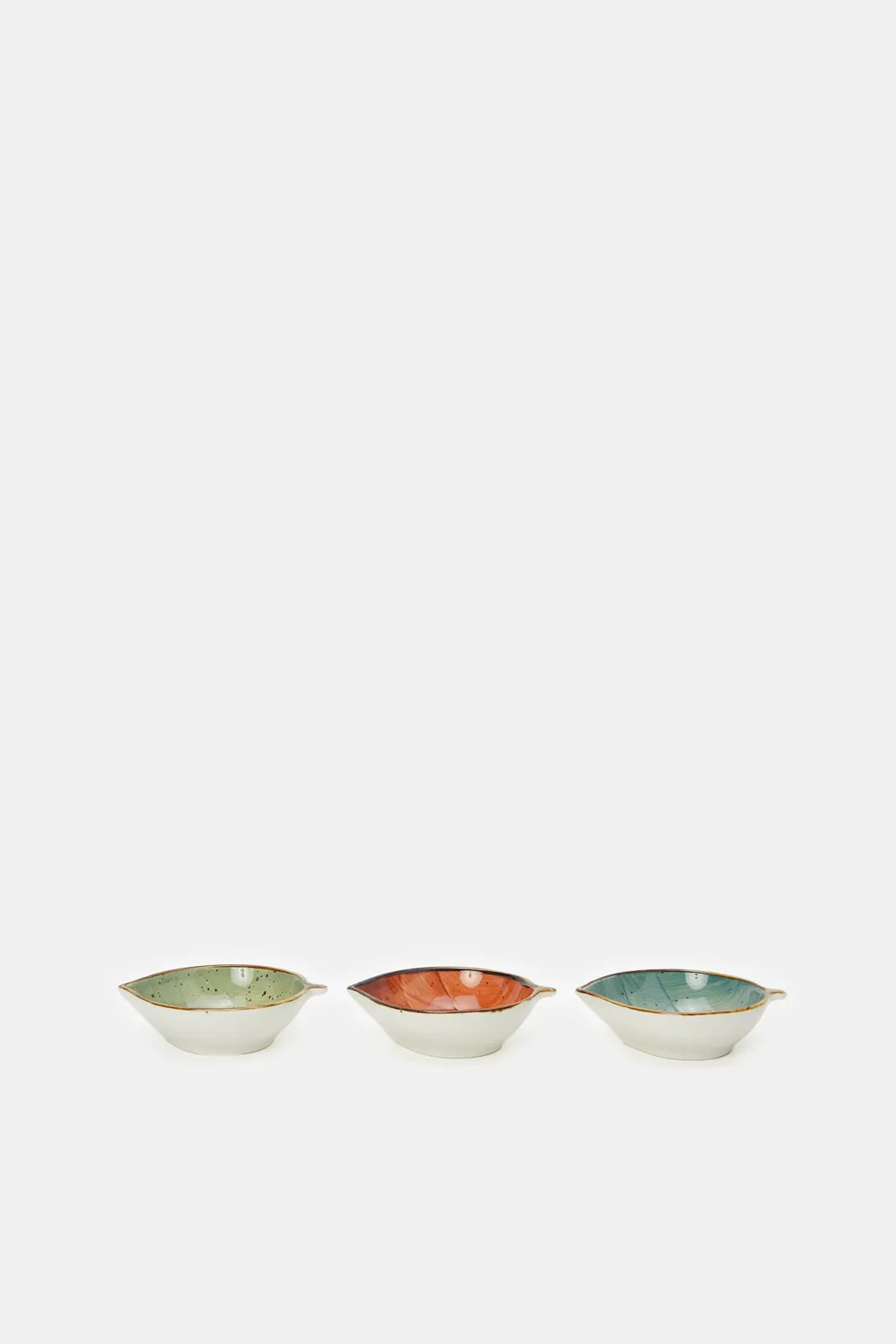 Assorted Leaf Shape Small Dish Set (3 Piece)