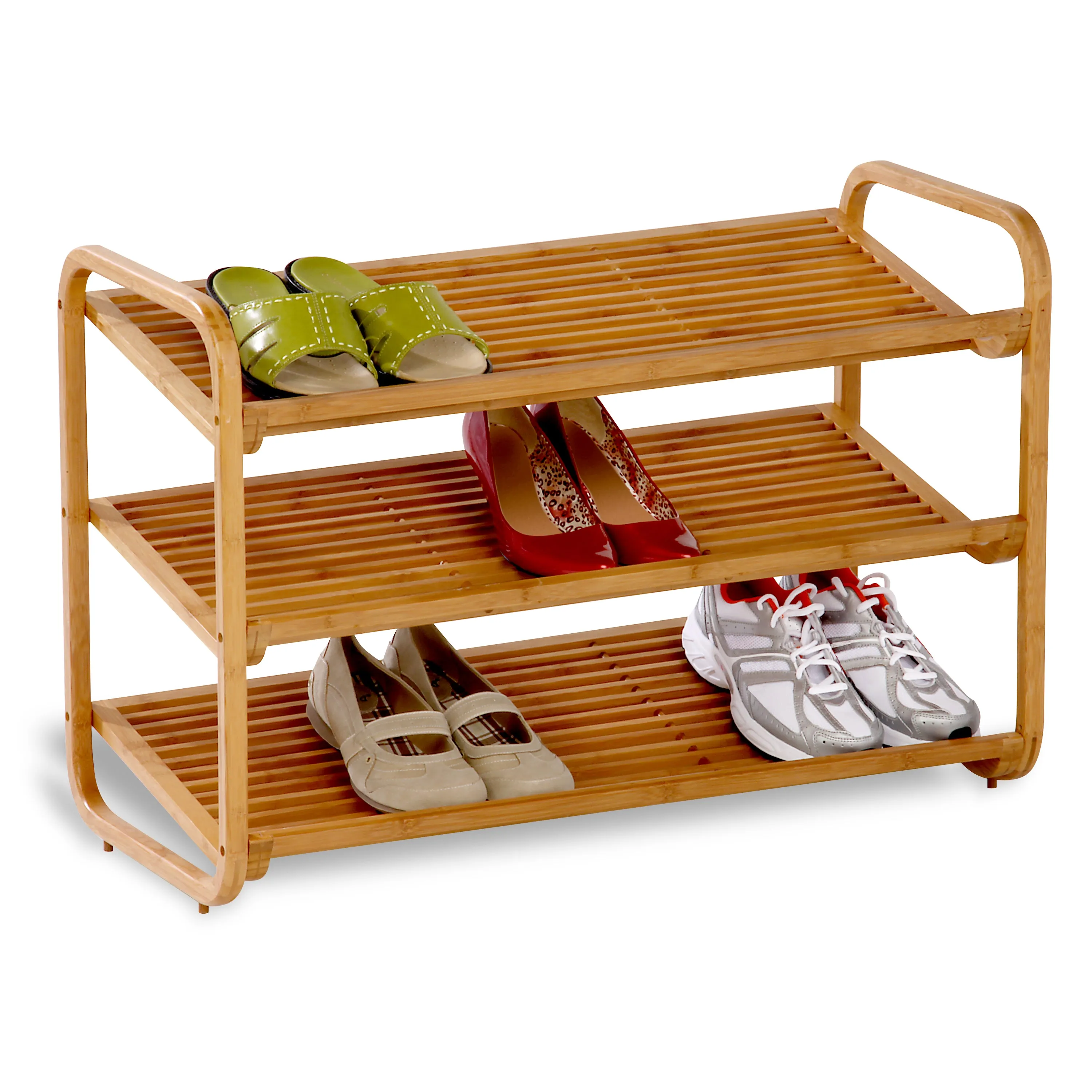 Bamboo Shoe Rack