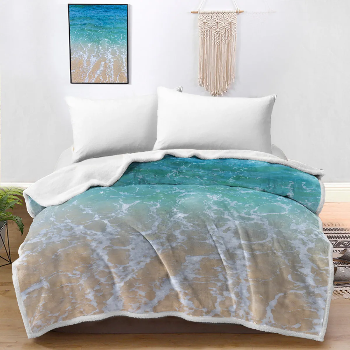 Beach Soft Sherpa Blanket