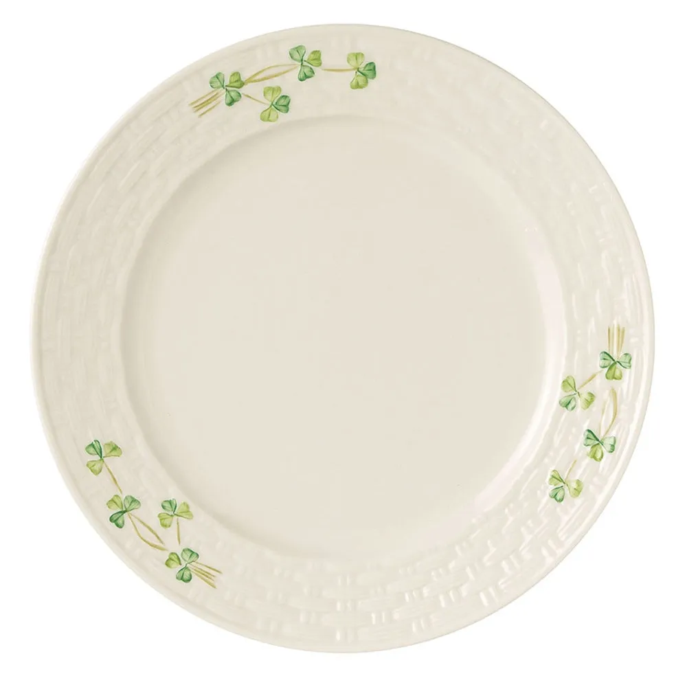 Belleek Classic Shamrock Dinner Plate