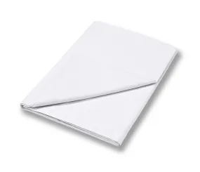 Bianca White 400TC 100% Cotton Sateen Flat Sheet