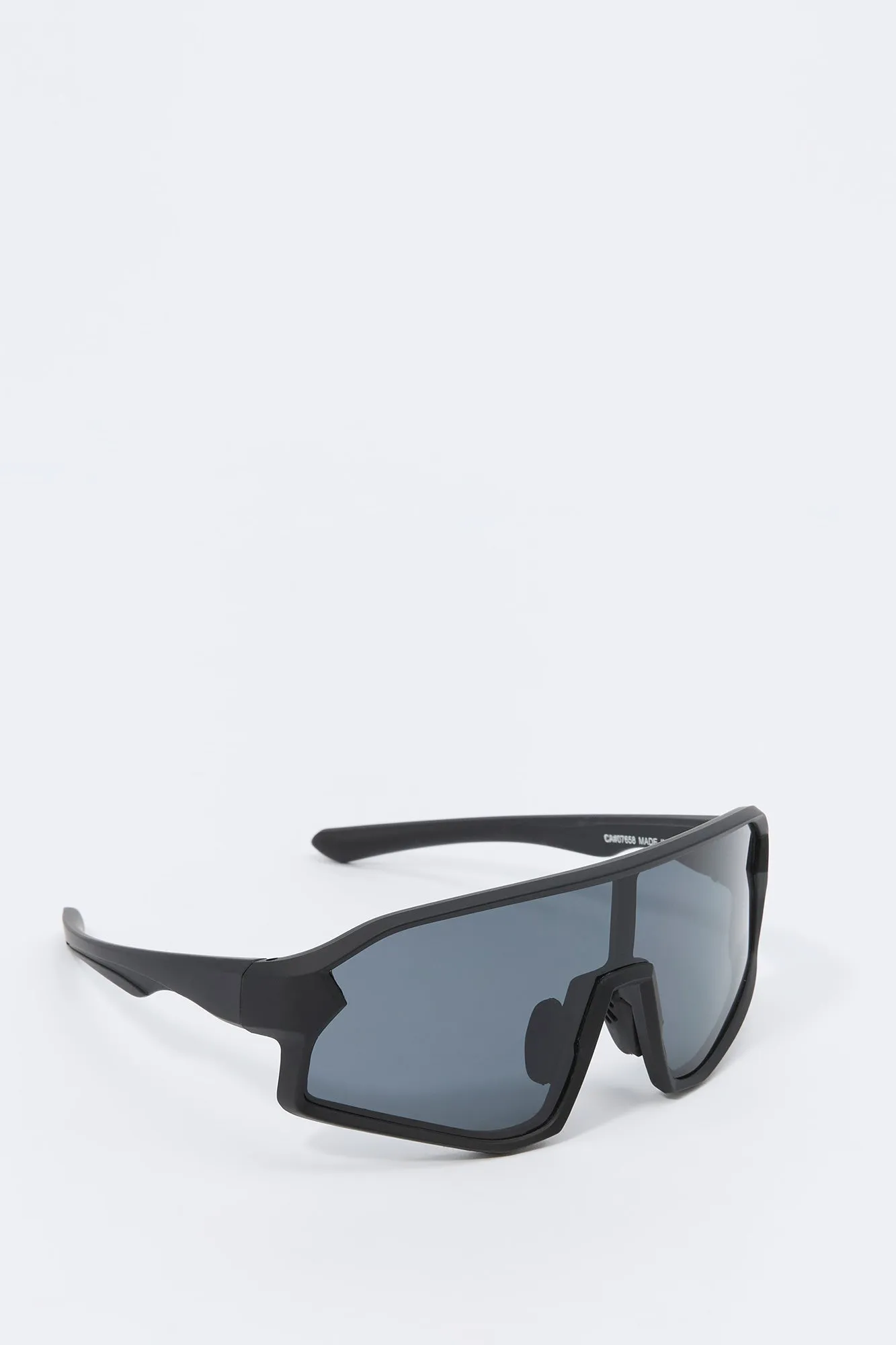 Black Soft Touch Shield Sunglasses