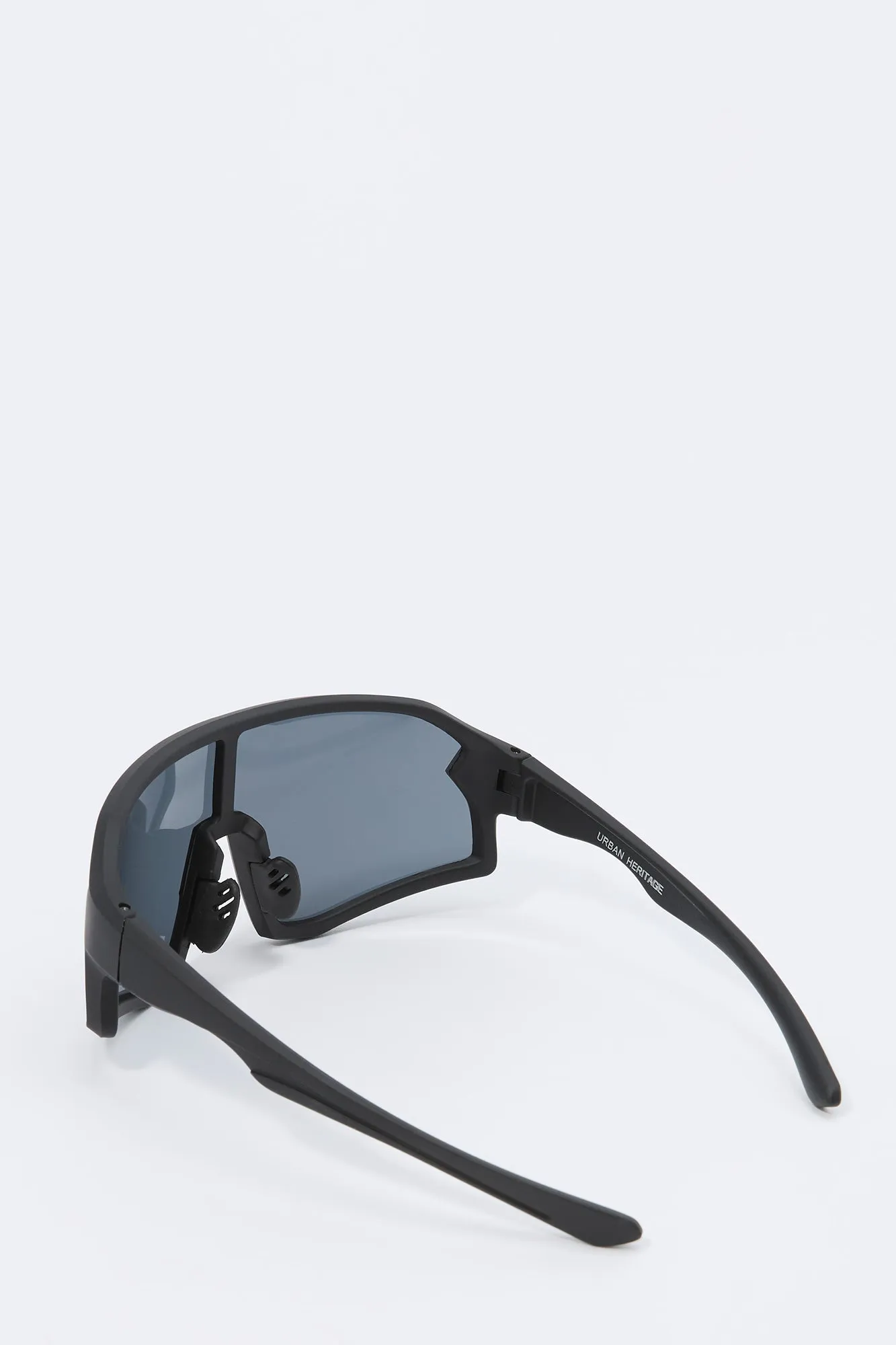 Black Soft Touch Shield Sunglasses