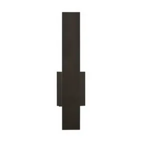 Blade 18 In. LED Outdoor Wall Sconce Bronze Finish