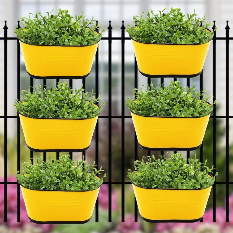 Blossom Nest Planter (Yellow) - Set Of Six