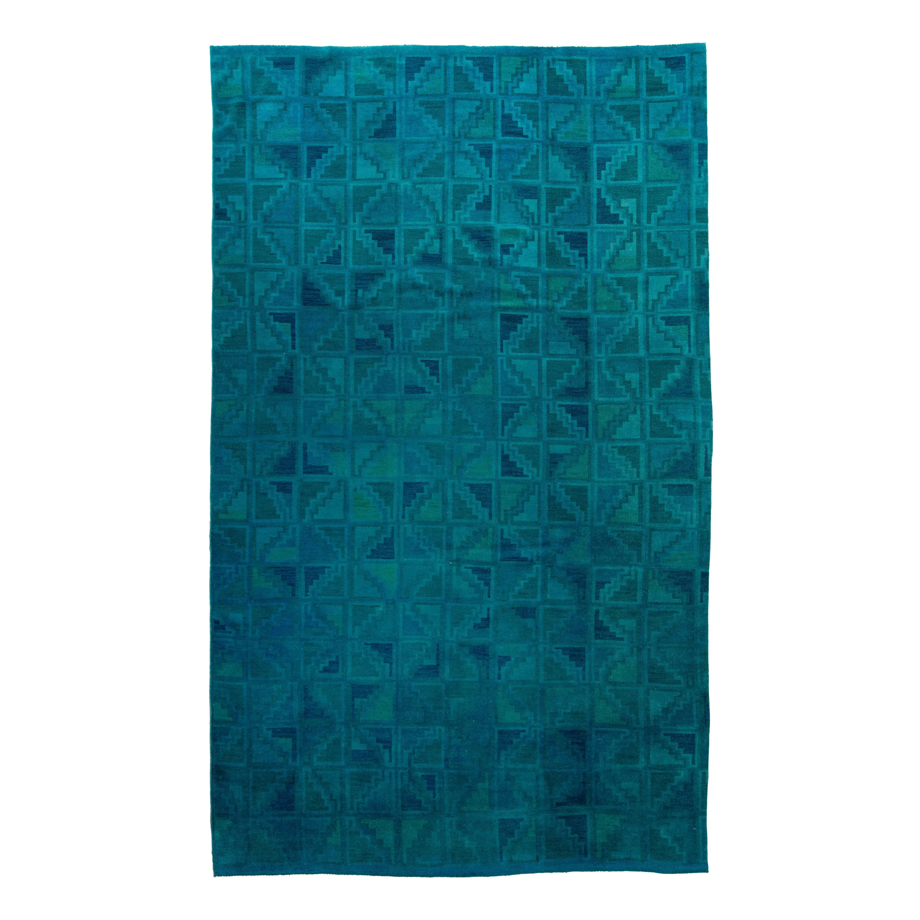 Blue Samsara Wool Rug - 8'9" x 11'6"