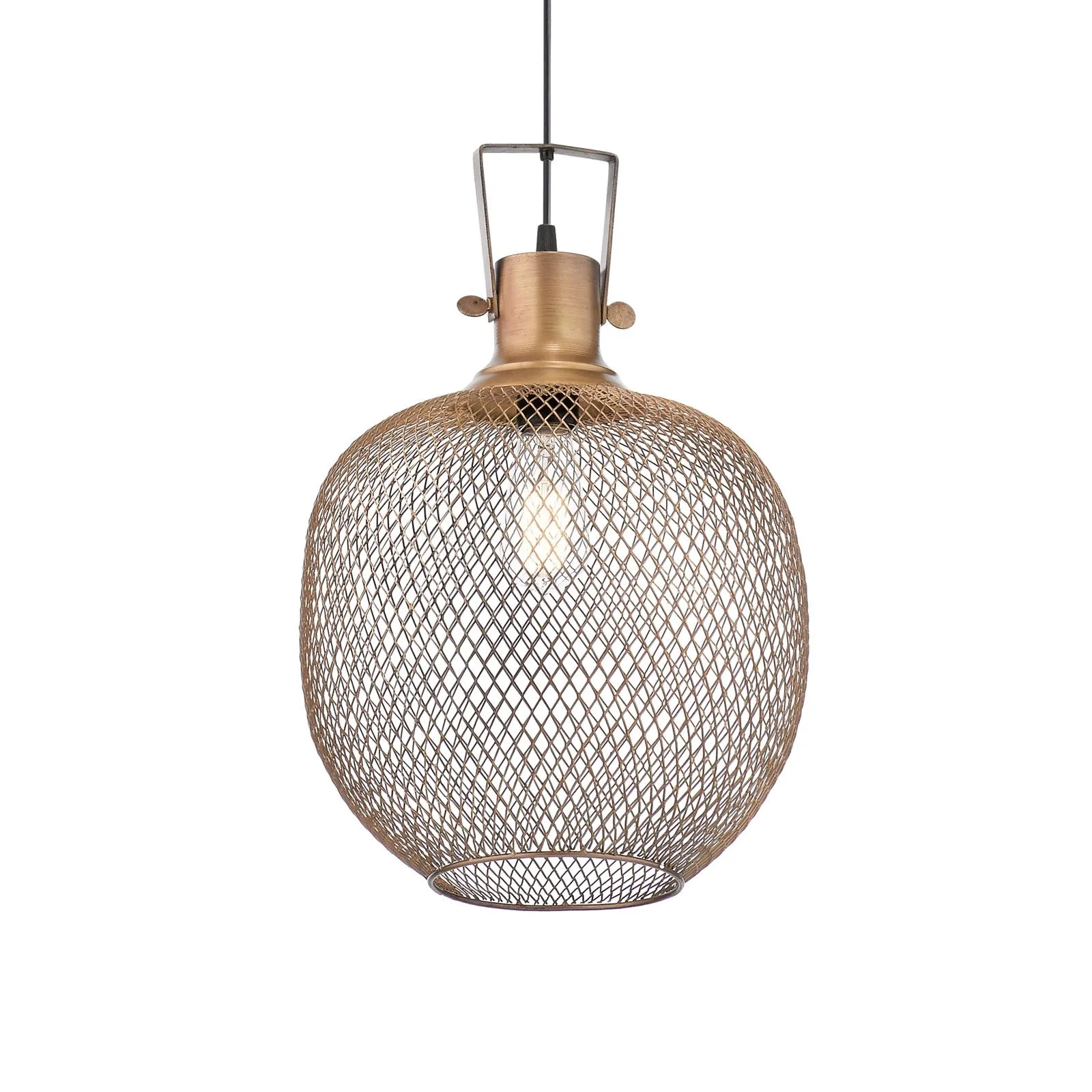 Brass Mesh Pendant Lamp