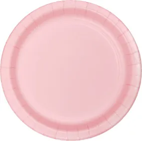 Bulk Classic Pink Sturdy Style 8.75 inch Paper Dinner Plates (240 per Case)