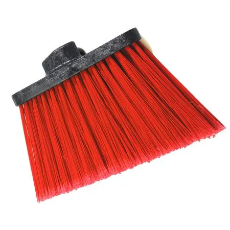 Carlisle Duo-Sweep Head Only Angle Broom w-12" Flare-Red(8", Head Only)