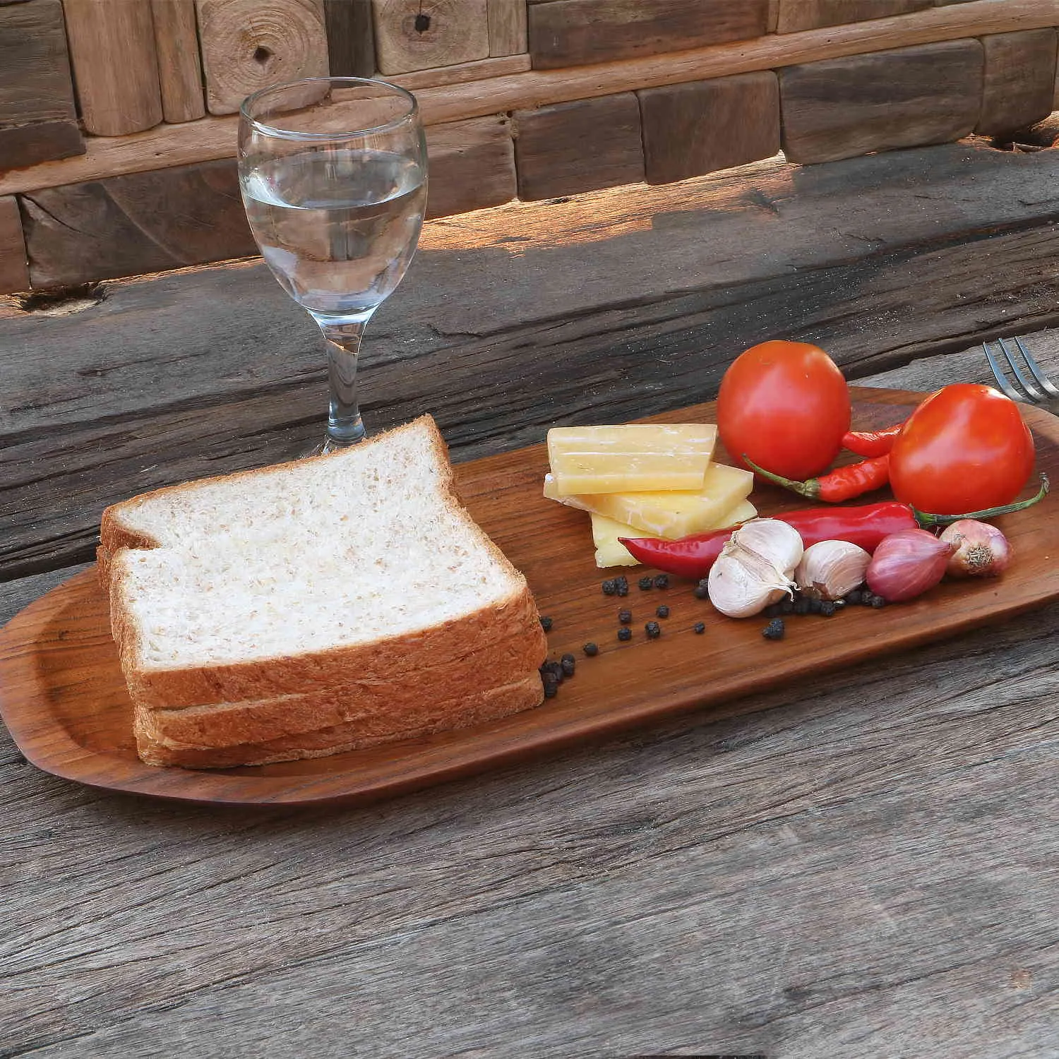 Cassoulet Large Teak Plate