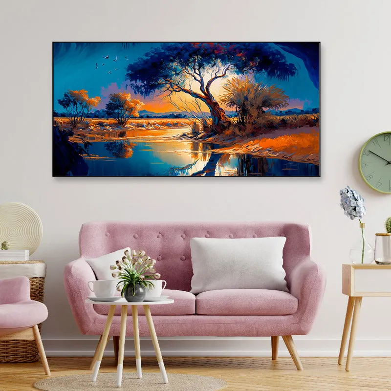 Celestial Scape Wall Painting