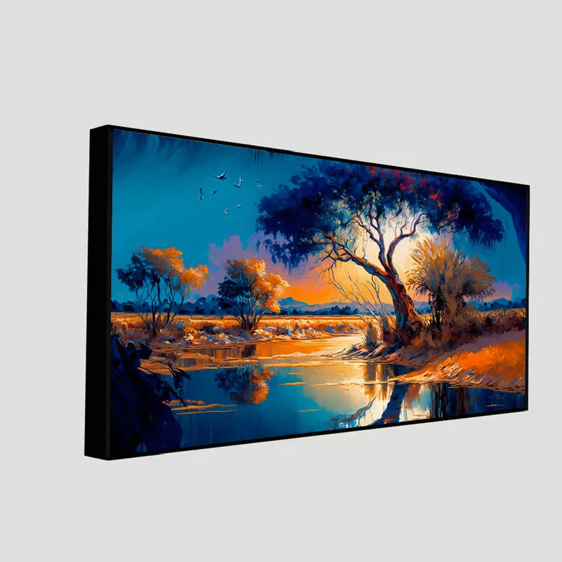 Celestial Scape Wall Painting