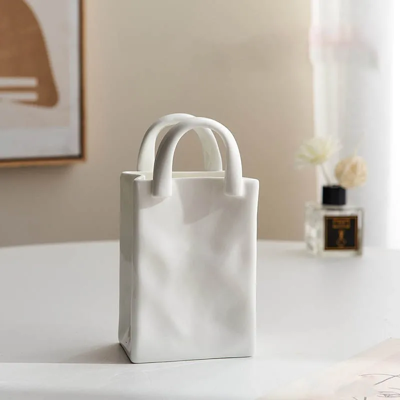 Ceramic Tote Vase