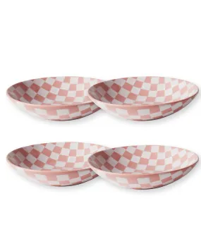 Checkered Bowl 4P Set