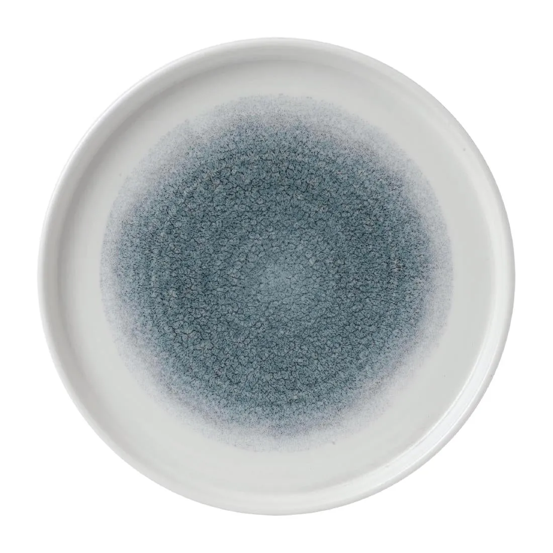 Churchill Raku Walled Plates Topaz Blue 218mm(Pack of 6) - FD886