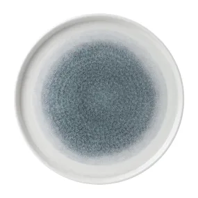 Churchill Raku Walled Plates Topaz Blue 260mm (Pack of 6)