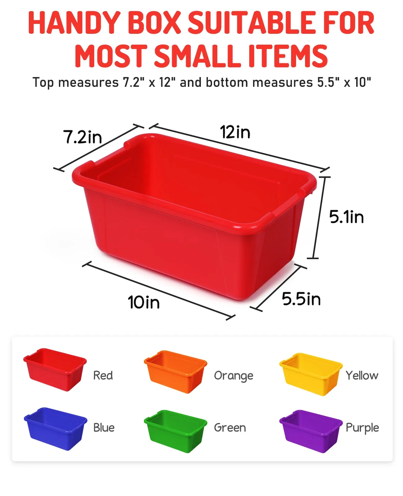 Clear Stackable Plastic Storage Bins with Lids