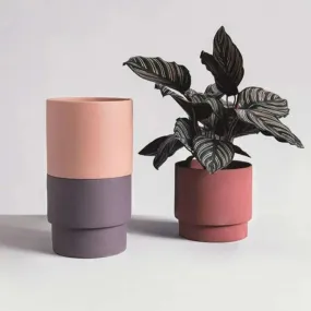 Colorful Porcelain Stackable Planters