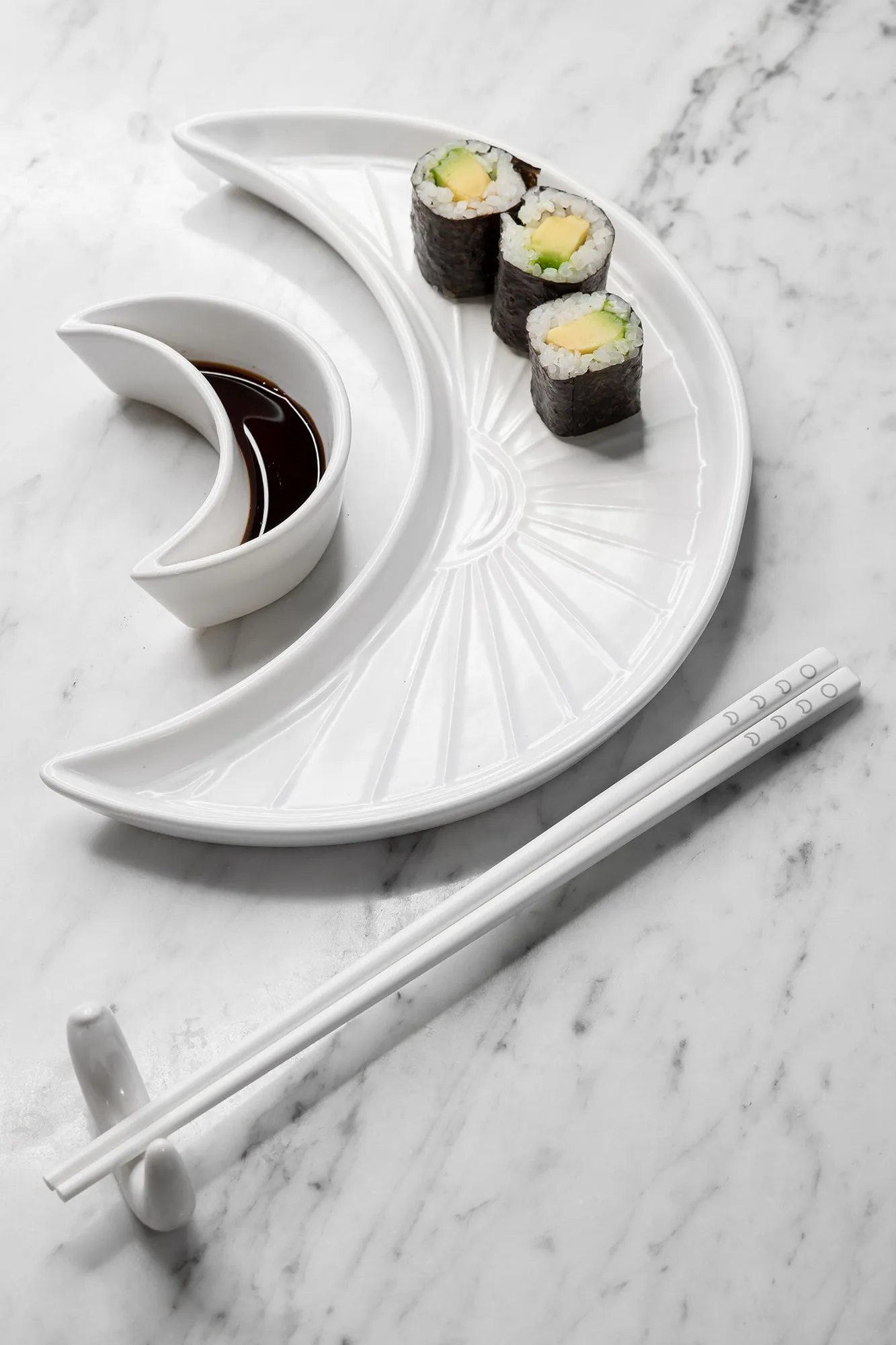 Crescent Sushi Plate Set - Resurrect