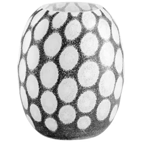 Cyan Design 11068 Brunson Vase - Brown And White - Large