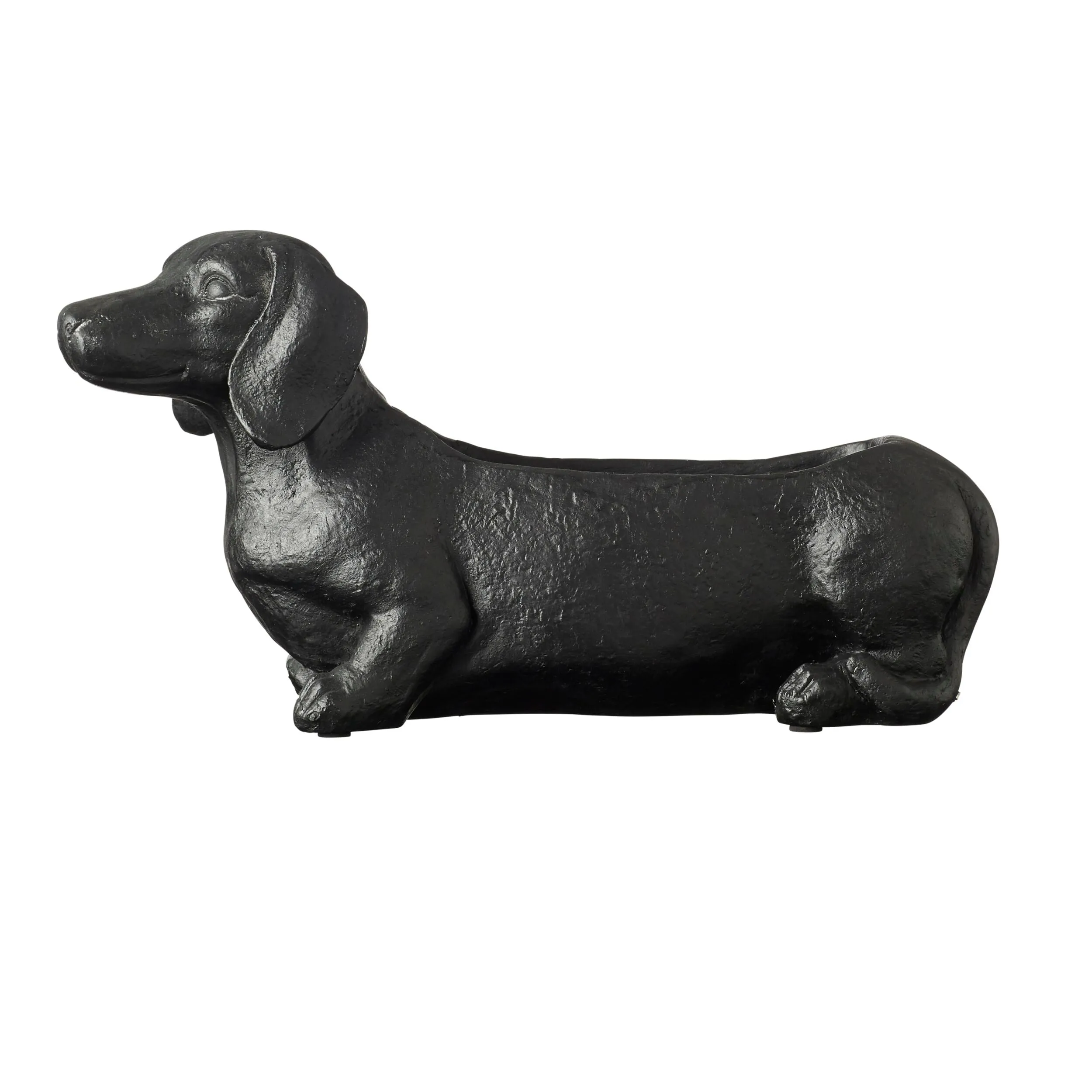 Dachshund Planter Black 37.5x26x26cm