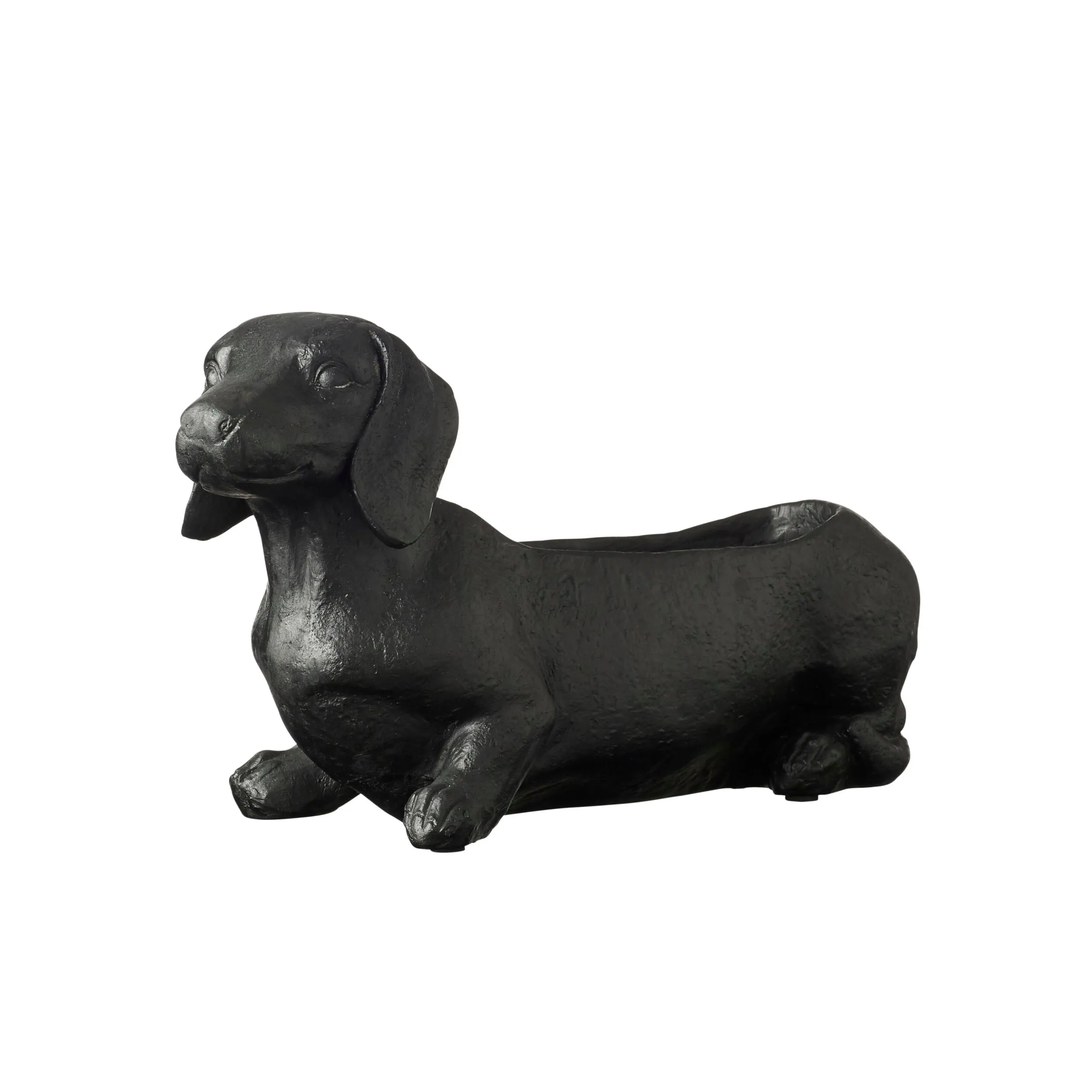 Dachshund Planter Black 37.5x26x26cm