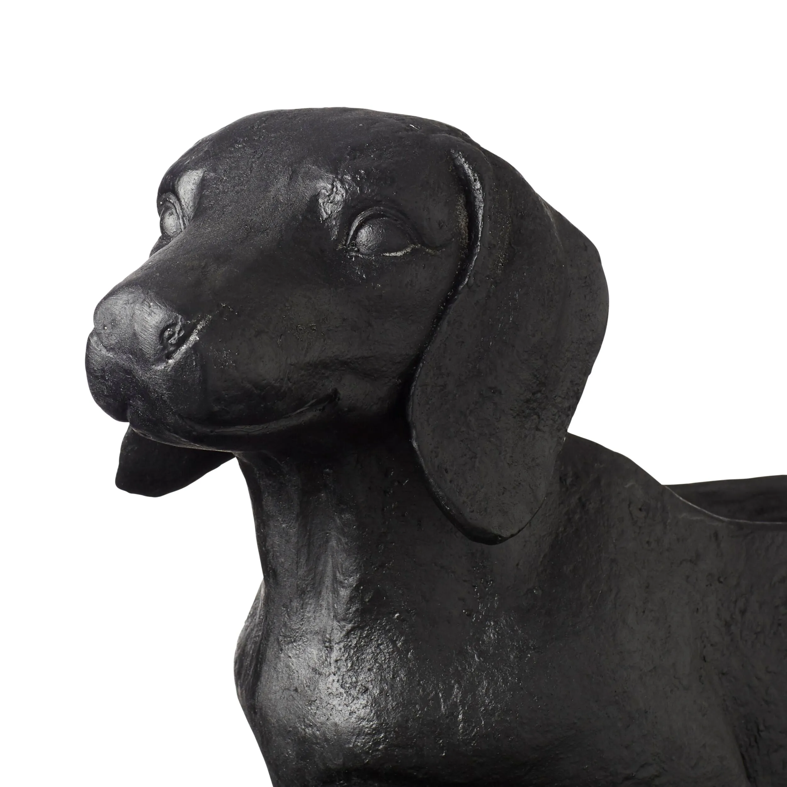 Dachshund Planter Black 37.5x26x26cm