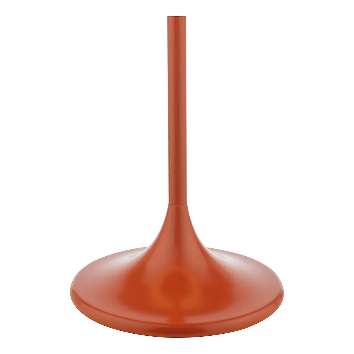 Dar Toledo Table Lamp Satin Orange With Shade