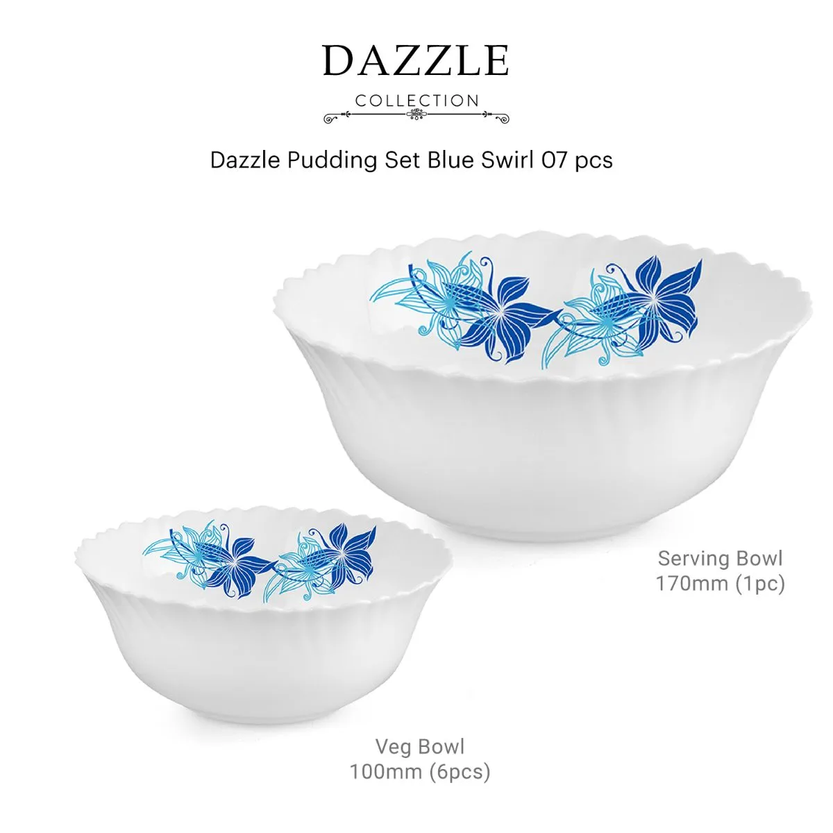 Dazzle Series Pudding Gift Set, 7 Pieces