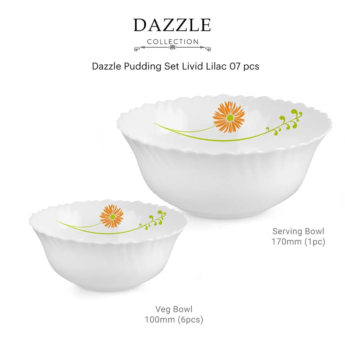 Dazzle Series Pudding Gift Set, 7 Pieces