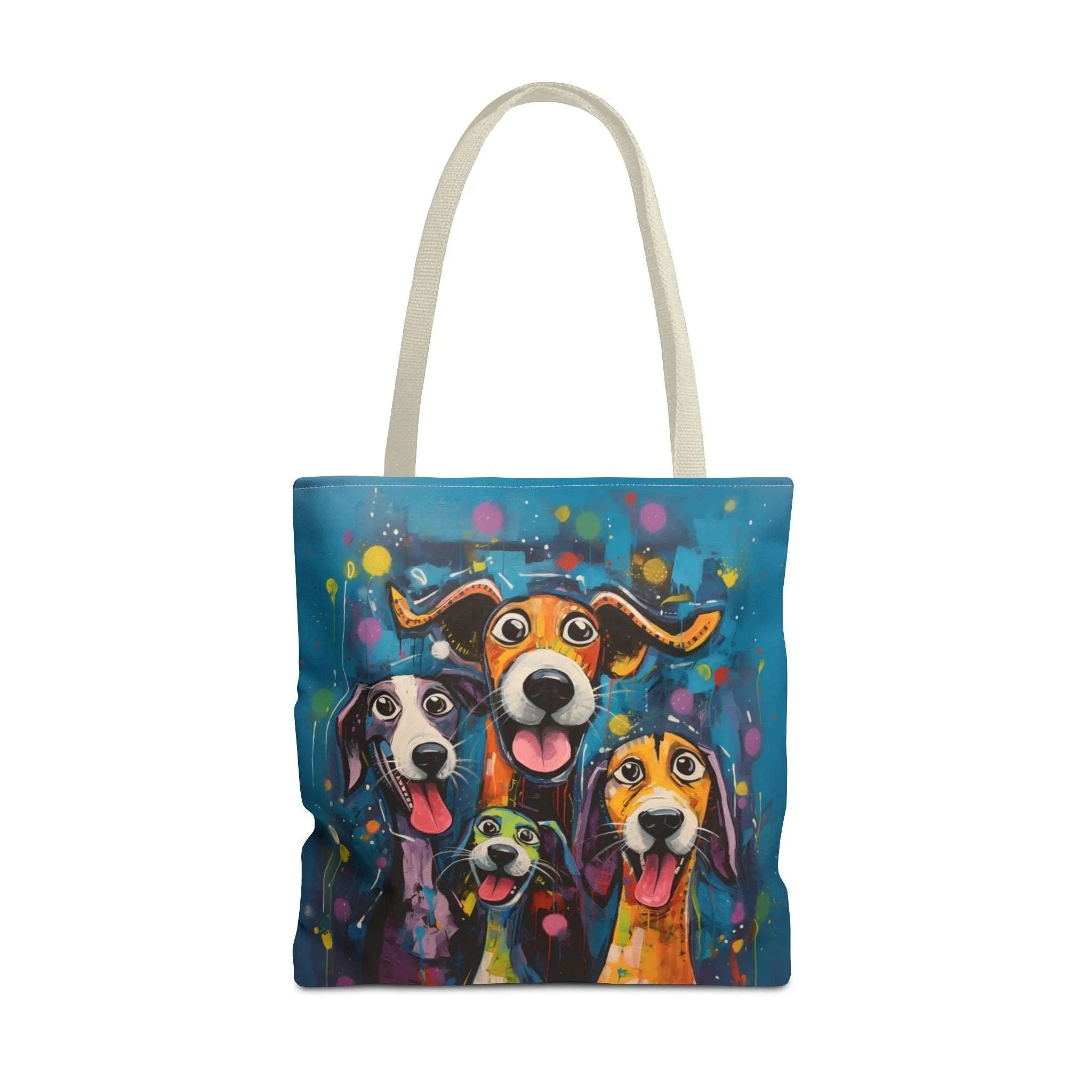 Dinner Time! Dog Art Original Design Tote Bag