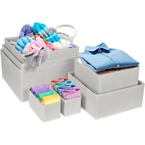 Fabric Basket Bins (7 Pack)