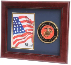 Flag Connections United States Marine Corps Vertical Picture Frame.