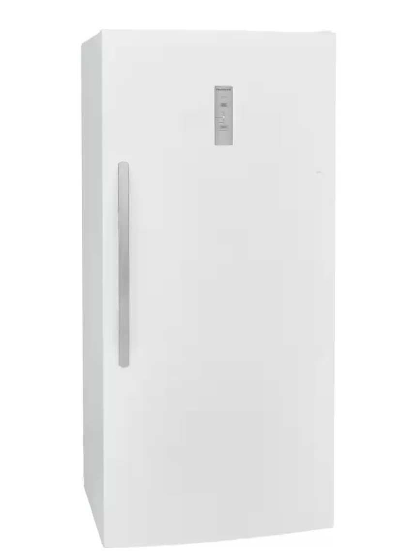 Frigidaire 33 in. 20 cu. ft. Freezerless Refrigerator in White with Temperature Alarm and Auto-Close Door