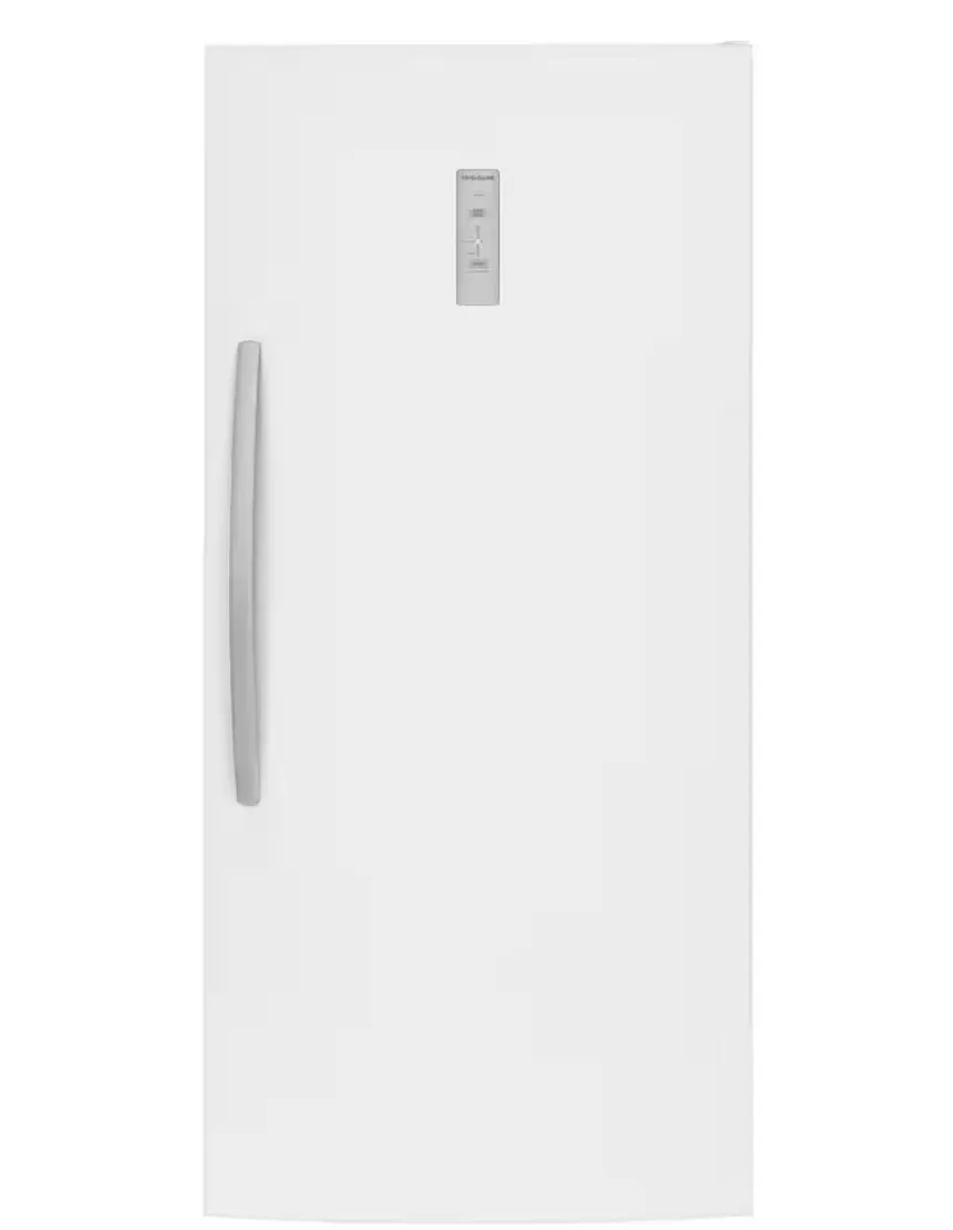 Frigidaire 33 in. 20 cu. ft. Freezerless Refrigerator in White with Temperature Alarm and Auto-Close Door