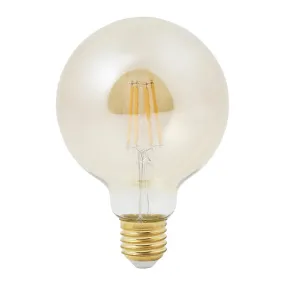 G125 E27 Filament Bulb Amber 4 Pack